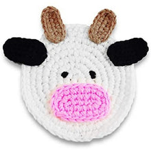 Load image into Gallery viewer, Handmade Crochet Cow Coasters