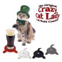 Load image into Gallery viewer, Cat Butt Tissue Holder, OR THIS? CAT BUTT COASTERS!
