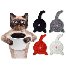 Load image into Gallery viewer, Cat Butt Magnets or a Set of Handmade  Cat Butt Coasters?
