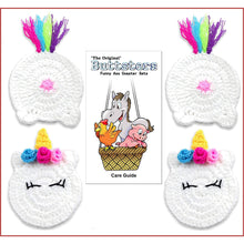 Load image into Gallery viewer, Set of 4 Unicorn Butt Coasters
